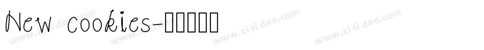 New cookies字体转换